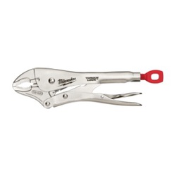 คีมล็อกปากโค้ง MILWAUKEE No.48-22-3420 Curved Jaw Locking Pliers , 10''