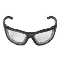 แว่นตาเชฟตี้นิรภัย พร้อมกรอบรองกระชับ MILWAUKEE No.48-73-2040A  Safety Glasses