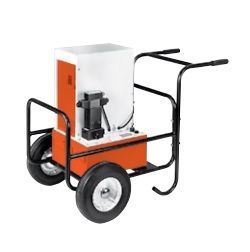 POWER TEAM No.PC200 Universal pump cart with 12&quot; wheels. Wt., 27 lbs