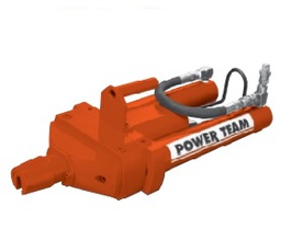 POWER TEAM No.SJ3010P Post Tension Jack with Power Seater, 0.60&quot; Strand, 30 Ton Capacity, 10&quot; Stroke