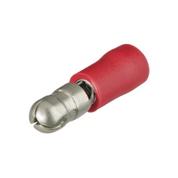 KNIPEX No.97 99 150 Brass Crimp Pin Connector , 20 - 18AWG , (Red)