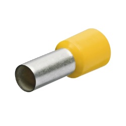 KNIPEX No.97 99 339 Wire Ferrules With Plastic Collar , 4AWG , 30mm. (Yellow)