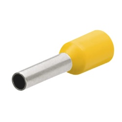 KNIPEX No.97 99 356 Wire Ferrules With Plastic Collar , 10AWG , 26mm. (Yellow)