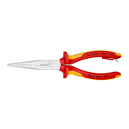 คีมปากแหลมแบบ Stork Berk KNIPEX No.26 16 200 T Snipe Nose Side Cutting Pliers , 200mm.