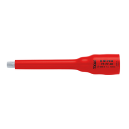 KNIPEX No.98 29 40 Sockets With Torx Drive , TX40&quot; , 123mm.