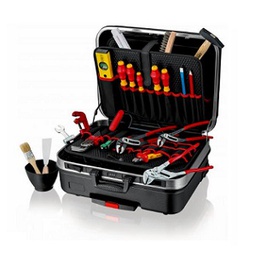 KNIPEX No.00 21 06 HK S Tool Case “BIG Basic Move“ Plumbing, 31 Parts