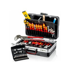 KNIPEX No.00 21 21 HK S Tool Case “Vision27“ Plumbing, 52 Parts