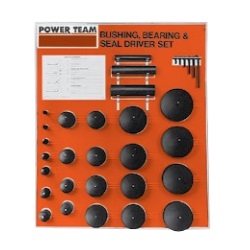 POWER TEAM No.27793 Starter Set Contains Handle and Discs Especially Selected to Provide the Driver sizes Most Frequently Needed Maximum Utility at a Modest Investment! , Wt., 4.00 lbs