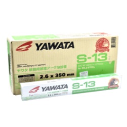 ลวดเชื่อมกัลวาไนซ์ YAWATA No.S13-2.6 Electrod welding Rod (Galvanized) , 2.6 x 350 mm. (2Kg/pcs),(10 pcs/box)