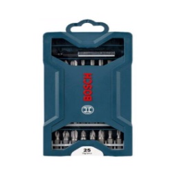 ชุดดอกไขควง BOSCH No.2607017400 X-Line Screwdriver bit blue set , 25pcs/set