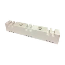 ฉนวนซัพพอร์ทสำหรับทองแดง SHINOHAWA No.BS614 (EL210) Bus bar support (High 28/Groove 11mm.) White