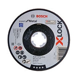 ใบตัดเหล็ก BOSCH No.2608619254 X-LOCK Cutting Disc Expert Metal , 125 x 1.6mm