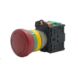 สวิตซ์กดล็อกหัวเห็ดTEND No.TN2BK-1A.1B Push Button Switch , 22/25mm.