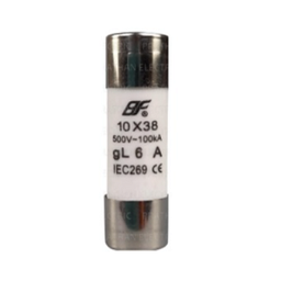 ลูกฟิวส์ BF No.GL6A Fuse ball , 6A 500V. (10 x 38mm.)