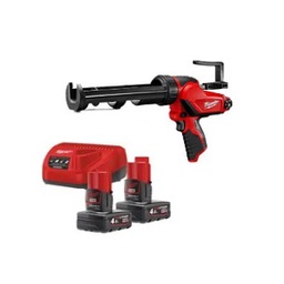 ปืนยิงซิลิโคนไร้สาย MILWAUKEE No.M12 PCG/310C-1B4 Caulking Gun (1 Battery 12V4Ah)