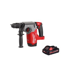 สว่านโรตารี่ MILWAUKEE No.M18FHX-1HB3 FUEL SDS Plus Rotary Hammer ,  26 mm . (1 xBattery 3.0Ah)