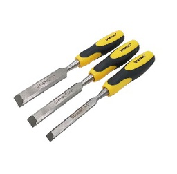 ชุดสิ่วตอกด้ามไฟเบอร์ STARNIC No.CSN-7703 Bevel Edge Chisel With Strike , 1/2&quot;, 3/4&quot;, 1&quot; (3 pcs/set)