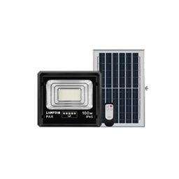 โคมไฟฟลัดไลท์พลังงานแสงอาทิตย์ LAMTAN No.DL P.3 LED Solar Floodlight Smart sensor Pax :Daylight  IP65 ,100W