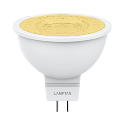 [013000001321] หลอดไฟ LAMPTAN No.LED MR16 220-240V 5W 2700K GU5.3 Warm white