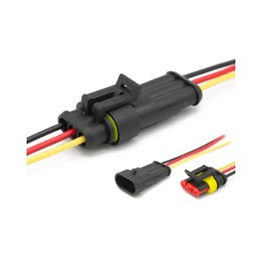 ปลั๊กสายไฟกันน้ำ 3 Pin Female and Male Waterproof wire connector cable for Automotive