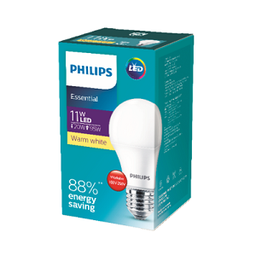 หลอดแอลอีดี PHILIPS Essential LED Bulb 3000K , 11W (Warm-white)