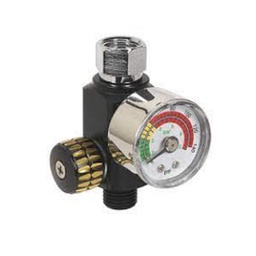 วาล์วปรับลมกาพ่นสี Air Regulator with Pressure Gauge , 1/4&quot;