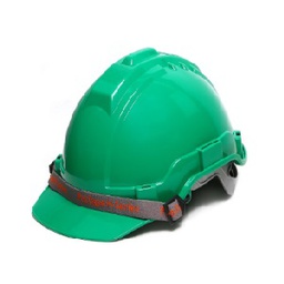 หมวกนิรภัย PROTAPE No.P161-2005 Safety Helmet : Green , 52 - 64 cm.