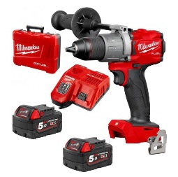 สว่านไขควงไร้สาย MILWAUKEE NO.M18 FPD3-302C M18 Fuel 2-speed Drill , 3.0 Ah 18V (Charger , 2 Battery)