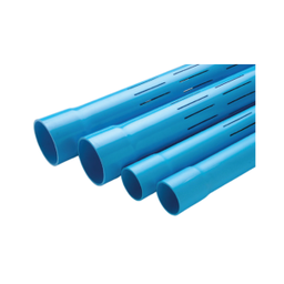 ท่อกรอง PVC ท่อน้ำไทย สำหรับท่อน้ำดื่ม ชนิดเซาะร่องตรง SLOTTED uPVC SCREEN PIPE , 2&quot; x 4 MT (4m./Ea)