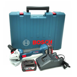 ชุดเครื่องเจียรไร้สาย BOSCH No.GWS 18V-10 (06019J40K1) Cordless Grinder Set with Battery 18V-5.0 Ahx2+Charger