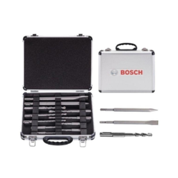 ชุดดอกโรตารี่ BOSCH No.2608578765 Rotary drill set SDS plus-1 x 9 + chisel x 2 (11pcs)