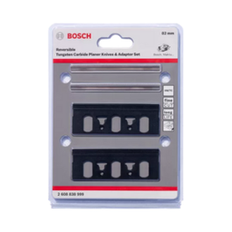 ใบมีดกบไฟฟ้า BOSCH No.2608838999 TC Planer Knife And Adaptor , 82 mm. (4pcs)