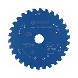 ใบเลื่อยวงเดือนสำหรับสแตนเลส BOSCH No.2608644530 Circular Saw blade (Expert for stainless Steel) , 5.35&quot; x 30T