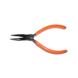 คีมปากแหลมมินิ แบบไม่มีฟัน SHELL No.SM-8F Mini long nose pliers with No teeth ,  4.3/4&quot;