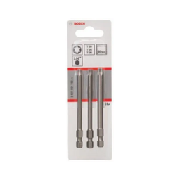 ดอกไขควง BOSCH No.2607001760 Screw Driver Bit : Ex T20 T25 T30 , 89 mm. (3pcs/ea)