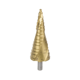 ดอกสว่านขั้นบันได BOSCH No.2608587434 Step Drill Bits : HSS Titanium 16 Step , 6 - 40mm. (Gold)