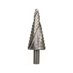 ดอกสว่านขั้นบันได BOSCH No.2608597520 Step Drill Bits : HSS 13 Step , 6 - 30mm. (Silver)