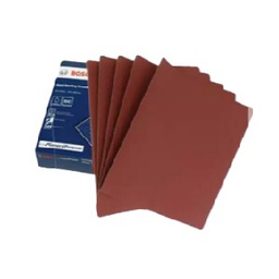 กระดาษทรายขัดไม้ BOSCH No.2608621501 Sandpaper A4 for wood (P80) #5 , 230 x 280 mm. (100Pcs/Ea)