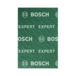 แผ่นใยขัดสีเขียว BOSCH No.2608901217 Fleece Pad (P320-400) , 6&quot; x 9&quot; (Green)