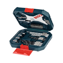 ชุดดอกสว่านและดอกไขควง BOSCH No.2607017405 Multi Purpose Drill Bit &amp; Screwdriver Bit Set : X-Line (34 Pcs)