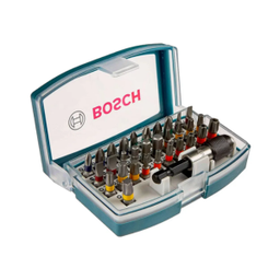 ชุดดอกไขควง พร้อมข้อต่ออเนกประสงค์ BOSCH No.2607017359 Screwdriver Set With Universal Joint : X-Line , 1/4&quot; (32 Pcs)