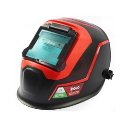 หน้ากากเชื่อมสวมหัว (ปรับแสงอัตโนมัติ) POLO No.EPIC (P192-2050) Professional Auto-Darkening Welding Helmets , 92x40mm.