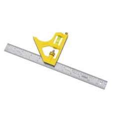 [411005113006] ไม้บรรทัดฉาก STANLEY NO.46-028 Square Ruler , 12&quot;