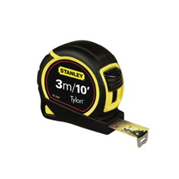 [412005113016] ตลับเมตรสีเหลืองหุ้มยาง STANLEY NO.30-686N Tylon Measuring tape , 3 M.