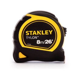 [412005113018] ตลับเมตรสีเหลืองหุ้มยาง STANLEY NO.STHT30656-8 (0-30-656N) Measuring tape , 8 M.