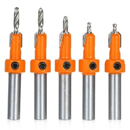 [004000000340] ดอกสว่านเจาะไม้ Chamfer alloy drill bit for Woodworking (6 ea/set)