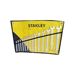 [102050113001] ชุดประแจแหวนข้างปากตาย STANLEY No.87-036-1 Combination Wrench Set , 8-24mm. (14pcs/Set)