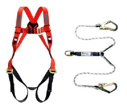 [617004317002] เข็มขัดนิรภัยสำหรับทำงานที่สูง 2 ตะขอ BEC NO.NP-787B2 Full Body Harness 2 Hook