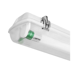 [013000002304] ชุดโคมไฟกันน้ำพร้อมหลอด LAMPTAN No. LED Tri-proof IP65 ,2 x 9w Daylight