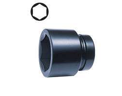 [101391071062] KOKEN NO.17400M-105 1.1/2&quot;Dr. Impact Sockets 105mm. 6P ลูกบ๊อกซ์ลมสั้น